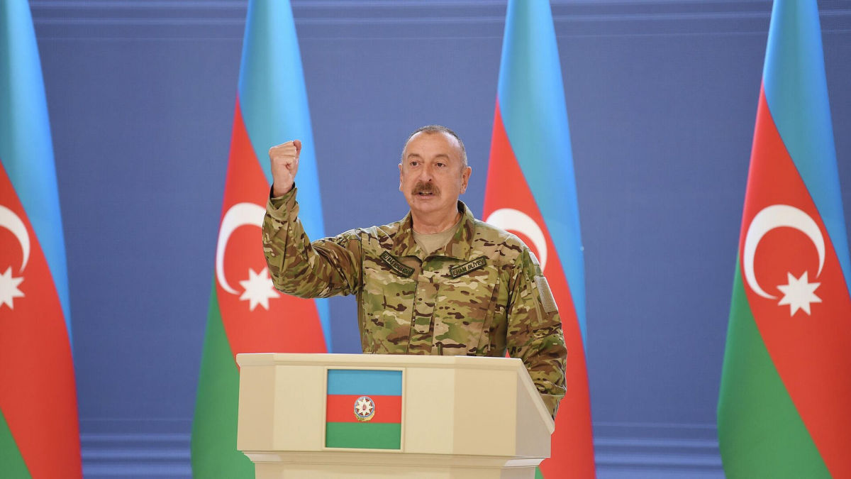 Алиев публично обвинил Россию из-за ситуации в Карабахе