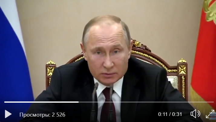 Видео с Путиным в Москве вызвало скандал: соцсети возмущены заявлением перед камерами российского ТВ