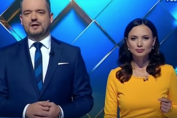 Ведущие NewsOne Василий Голованов и Елена Кири жестко поплатились за скандальный телемост с Россией