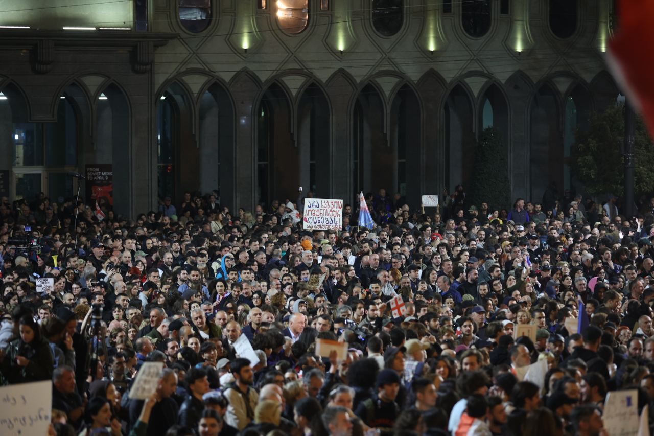 "Мирна демонстрація проти "російського закону"", – Зурабішвілі про акцію протестів проти "іноагентів"