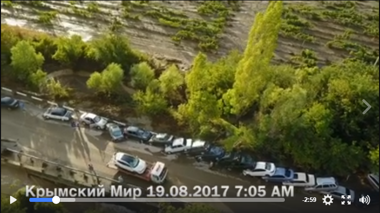 "Такое в Крыму вижу впервые: трасса превратилась в море", - журналист обнародовал ужасающие кадры последствий ночного потопа под Судаком и Феодосией