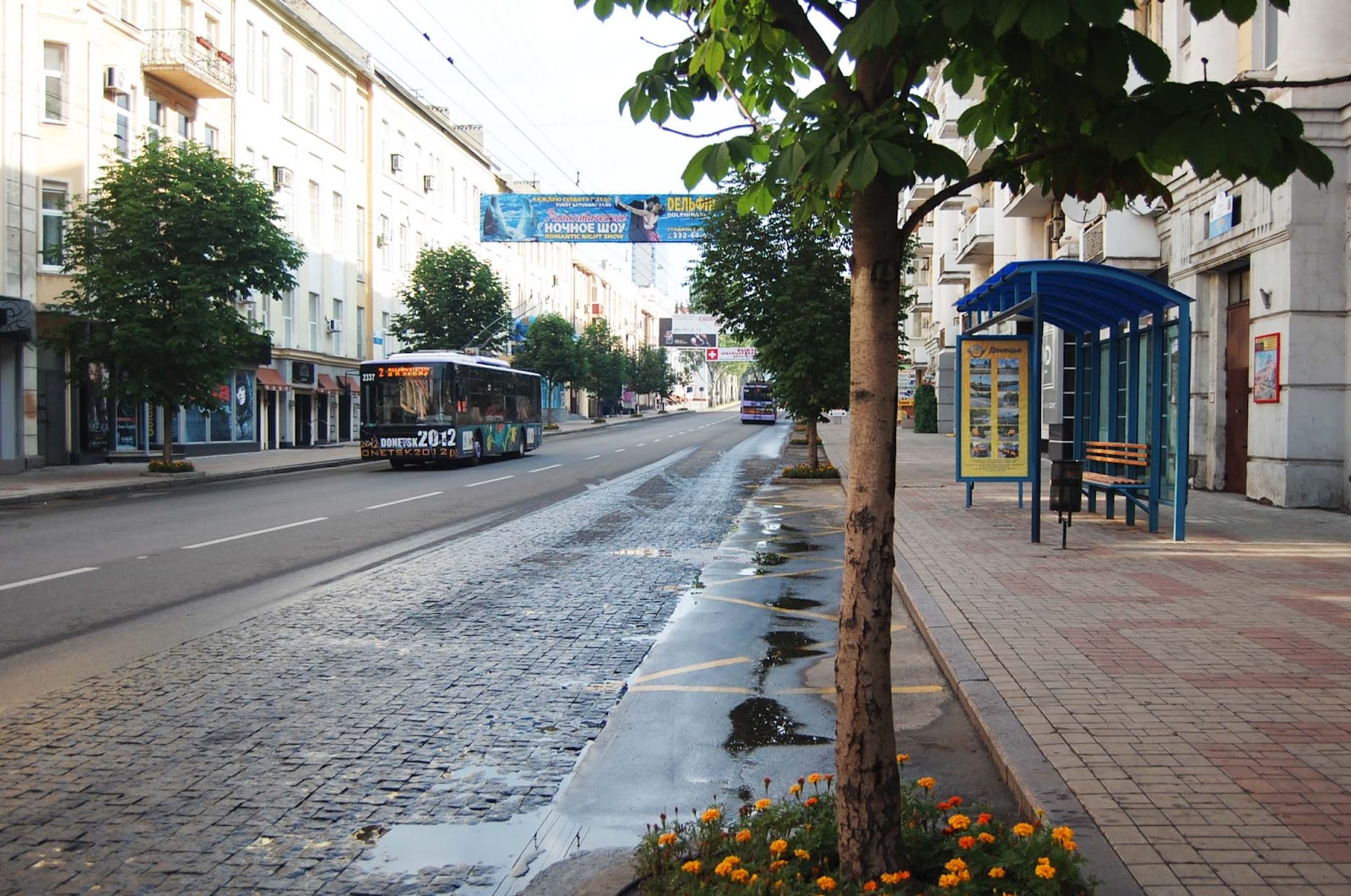 Ночь в Донецке прошла спокойно, бои идут за пределами города