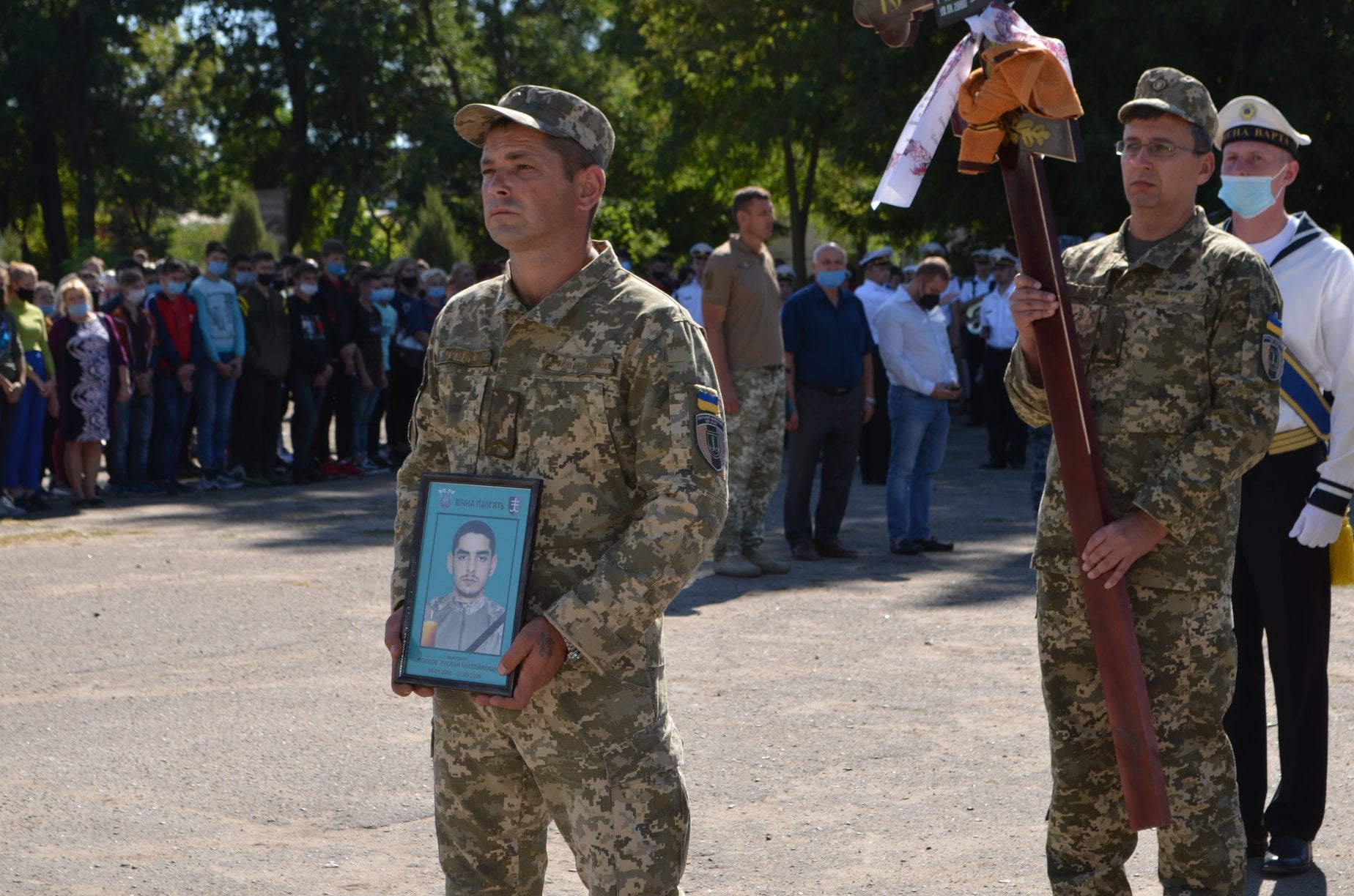 Под Одессой попрощались с огнеметчиком Русланом Волковым: жизнь Героя унесла вражеская мина