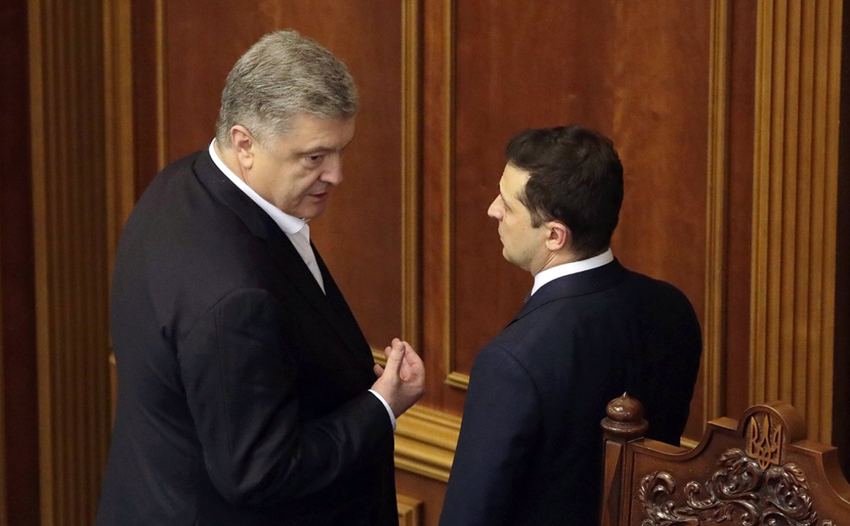 Порошенко начинает догонять Зеленского в президентском рейтинге