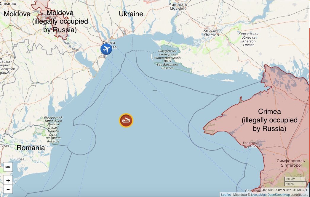 ВМС Украины заявили, что "обнаглевшая Россия наводила удар с помощью радиолокатора по самолету Ан-26 - наши ничего не нарушали и будут продолжать летать, ведь мы на своей территории, это наша морская зона"