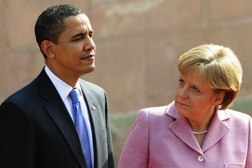 Обама и Меркель согласовали условие смягчения санкций в отношении РФ