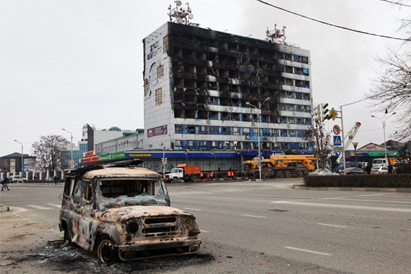 Во время теракта в Грозном погибли мирные жители