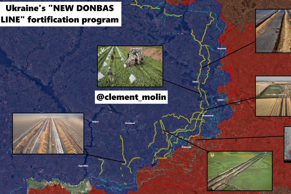 ​Оборона нового типа: Украина построила на Донбассе защитные укрепления, которые видны из космоса
