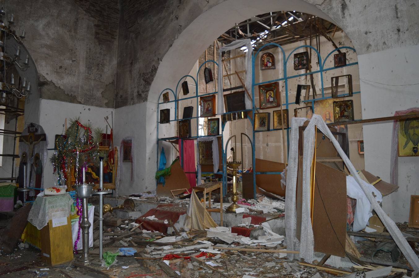 ​В Троицком «Градами» разбита 175-летяя православная церковь