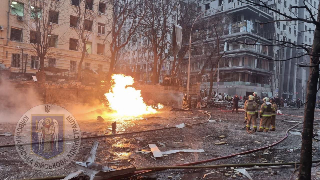 Ракетная атака на Киев: известно о жертвах и пострадавших, а также количестве сбитых вражеских объектов