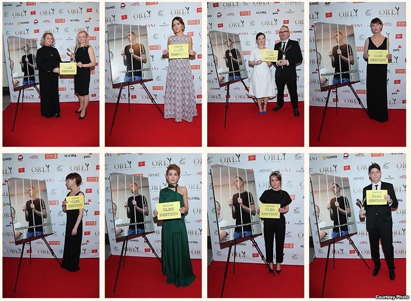 «Я - Олег Сенцов»: в Польше прошла акция в поддержку украинского режиссера