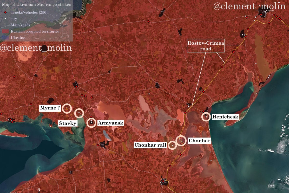 "Блокада Крыма началась", - OSINT-эксперт Клемент Молин