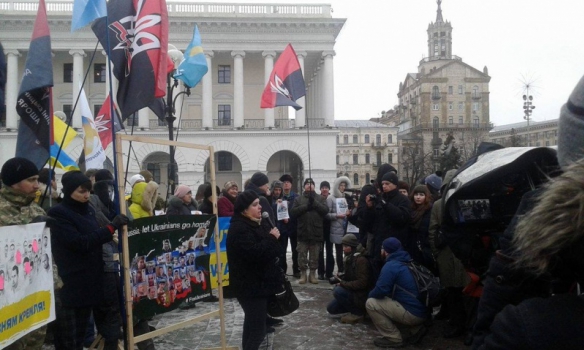 "Путин, вали домой!" - на Майдане в столице массы украинцев вышли на антироссийский протест: СМИ заметили с митингующими и Савченко