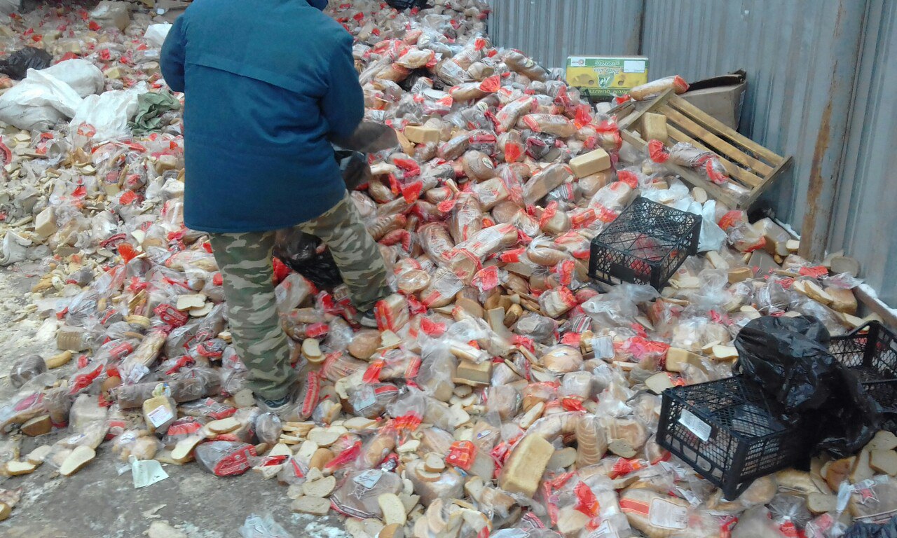 Волгоградский мусорный полигон шокировал Интернет: тонны выброшенного хлеба, который "зажали" для нищих