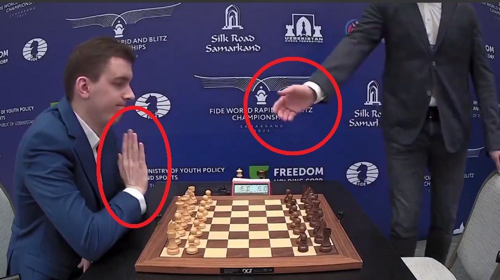 Польский шахматист Дуда отказался жать руку россиянину, поддержавшему войну