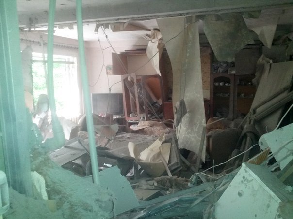 Обстрел Донецка: «Знакомьтесь, мой бывший дом»