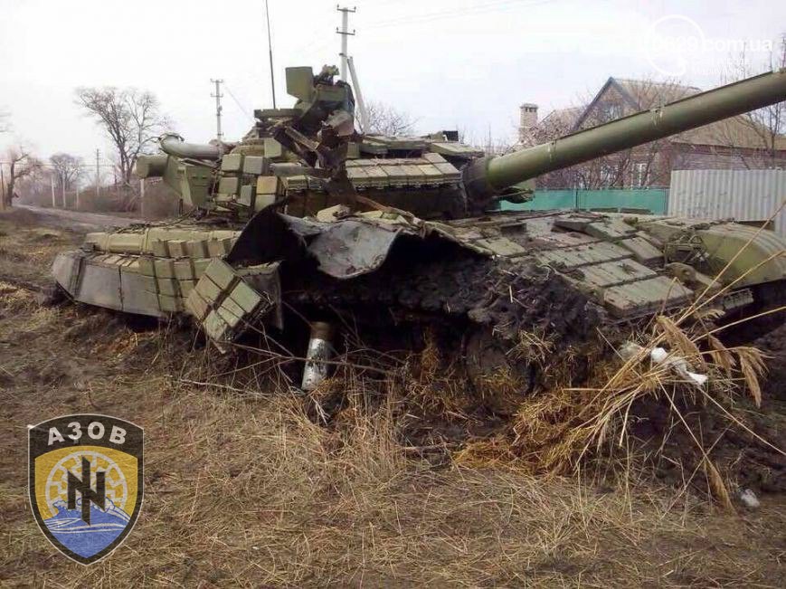 Бой в Широкино: танковая дуэль, обстрел запрещенным РСЗО «Град»