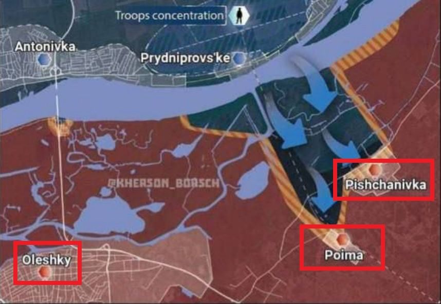 Россияне заявили об эвакуации из Олешек: военкорам тревожно - СМИ