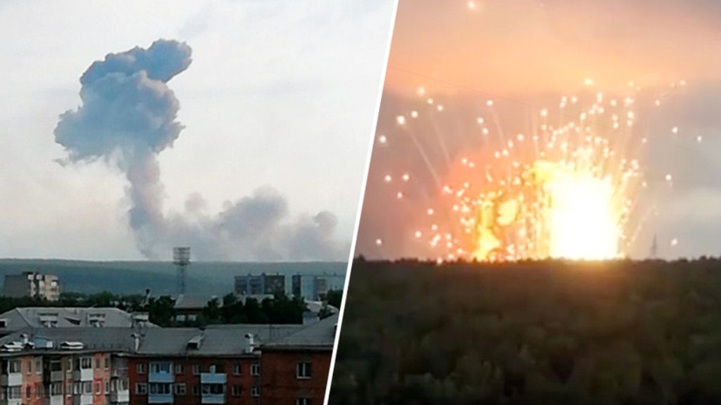 Тысячи россиян в панике бегут из Ачинска, где гремят взрывы на складах боеприпасов: подробности