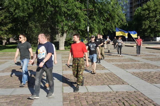 В Николаеве проходит масштабный митинг против вторжения России