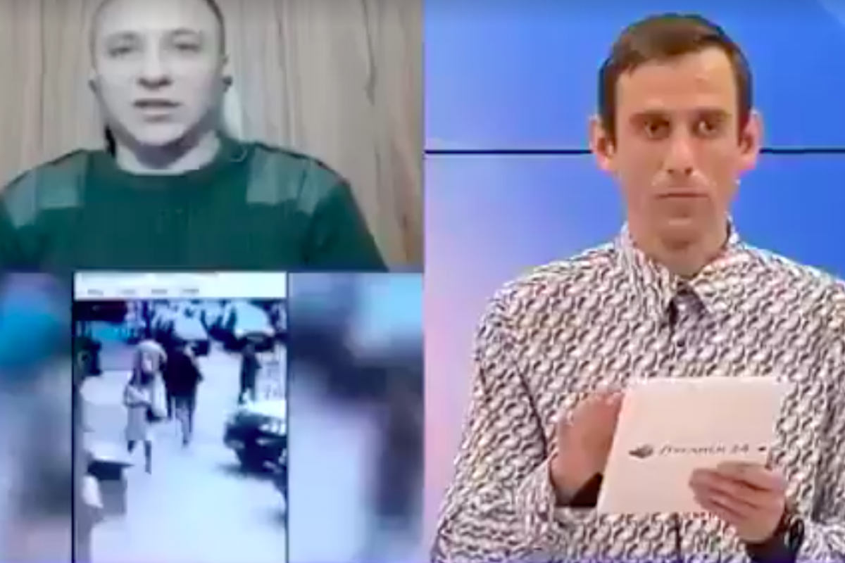 ​Видео, как спикер боевиков "ЛНР" Марочко выдал себя в эфире ТВ - ведущий опешил