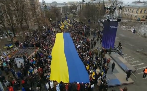 В Киеве марш Достоинства проходит под крики "Украина - это Европа"