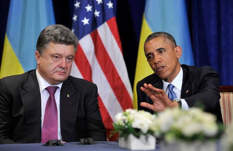 Порошенко и Обама обсудят пути дипломатического урегулирования кризиса в Донбассе