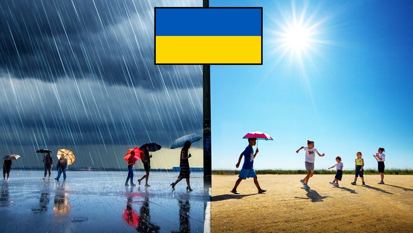 Завтра погода в Украине изменится: где ждать сильные дожди, а где солнце