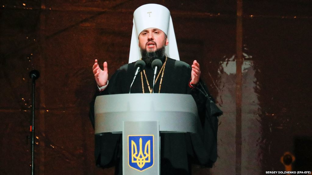 Епифаний кремлевскому пранкеру: "Крым и Донбасс вернутся в Украину, с нами Бог"