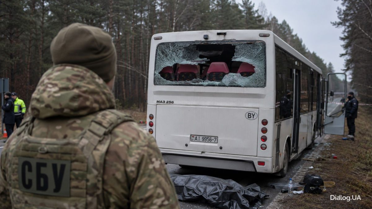 СБУ перехватила документ, доказывающий, что атака на автобус в Брянской области – спецоперация РФ