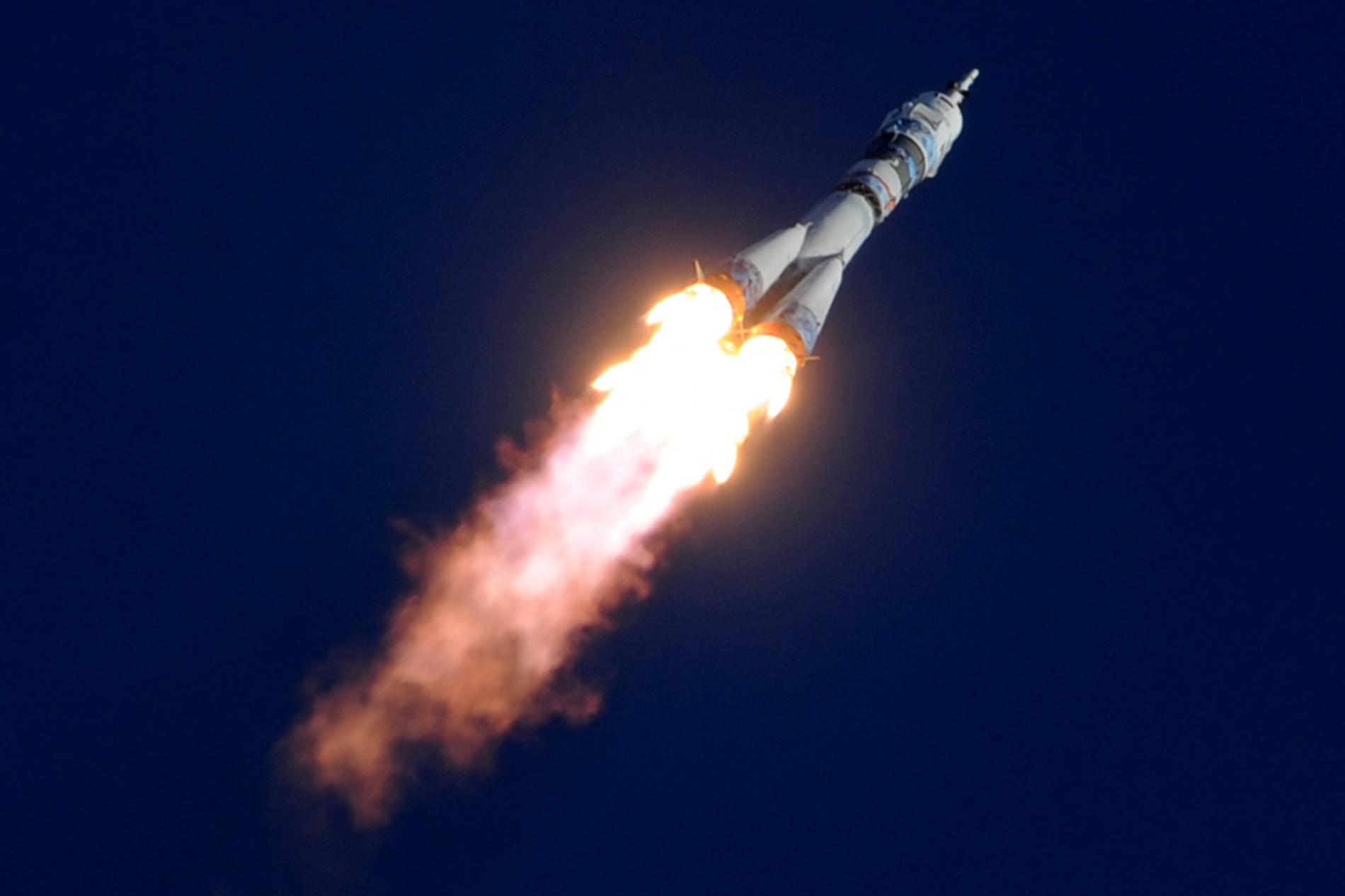 Российская ракета-носитель стартовала с космодрома "Куру"