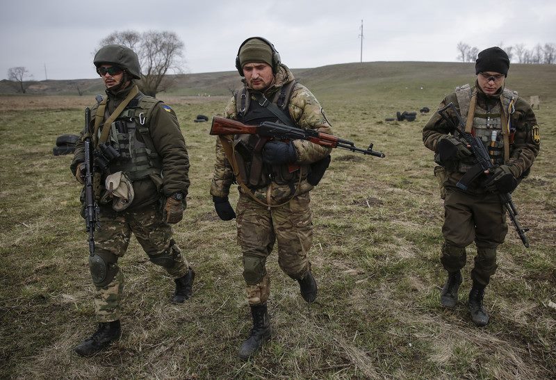 В Широкино во время боя уничтожена казарма боевиков ДНР