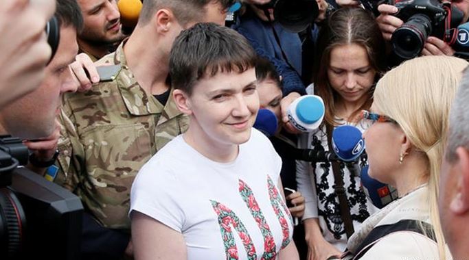 Саакашвили за победу Савченко над кремлевским "Голиафом" украсит ее портретом лицевую стену ОГА