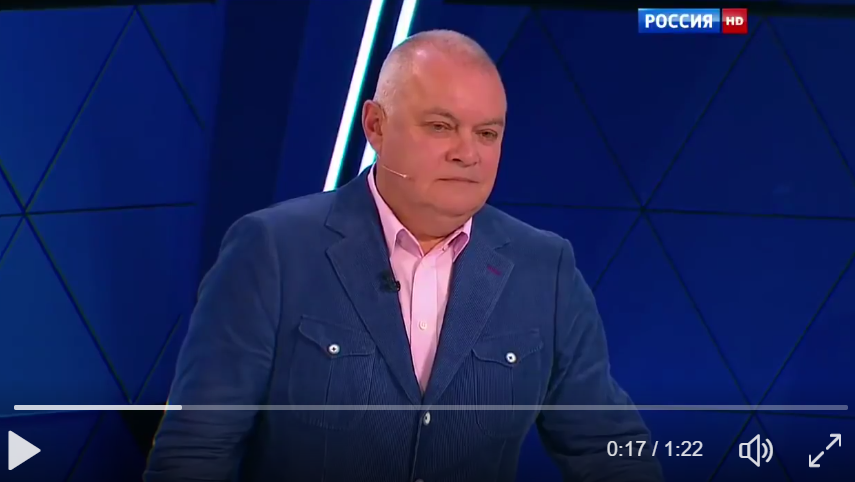 Россиянка в прямом эфире российского ТВ "размазала" Киселева за пропаганду против Украины: опубликовано видео - кадры
