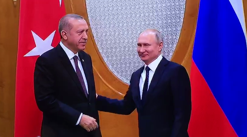 Эрдоган отплатил Путину той же монетой: видео конфуза главы России появилось в Сети