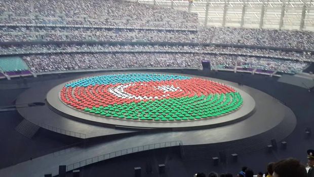 В Баку завершилась церемония открытия первых Евроигр