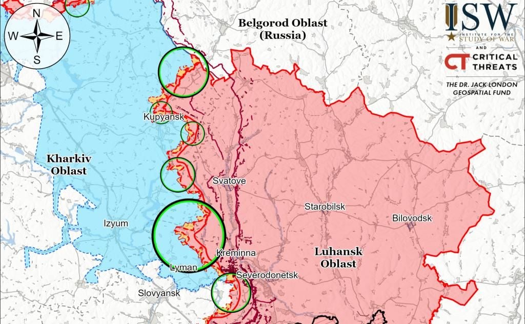 В ISW прокомментировали информацию россиян о захвате Грековки на Боровском направлении