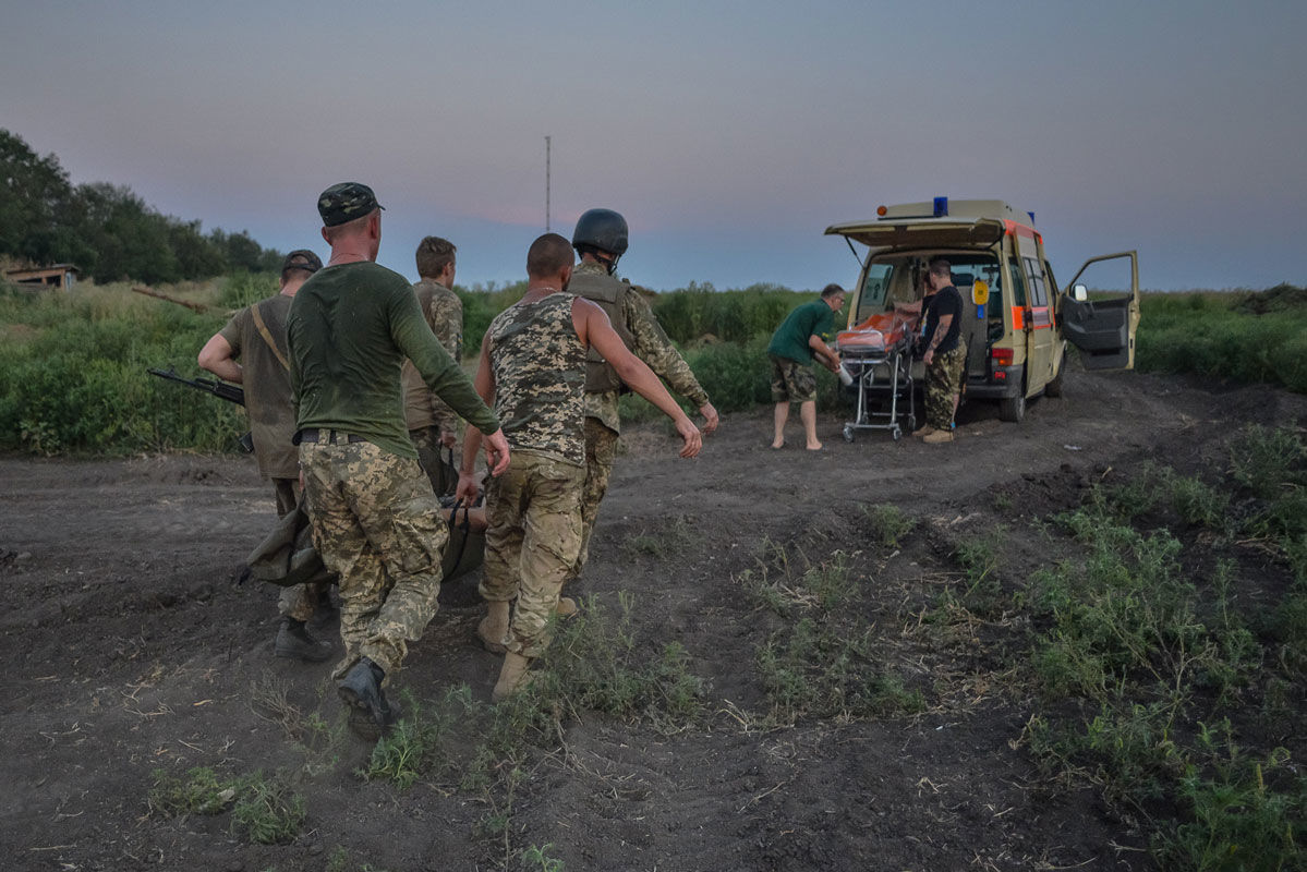​Обстрел позиций 57-й бригады ВСУ на Луганщине: волонтер опубликовала кадры с места события