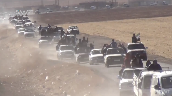 Нам не страшна российская армия: сирийские повстанцы продемонстрировали свои силы на импровизированном параде 