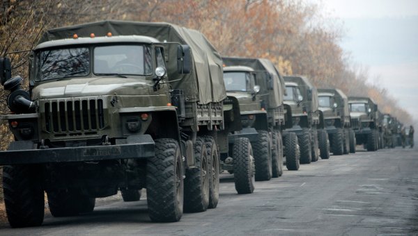​В Луганскую область из РФ прибыли 38 машин с техникой и топливом для боевиков, – Тымчук