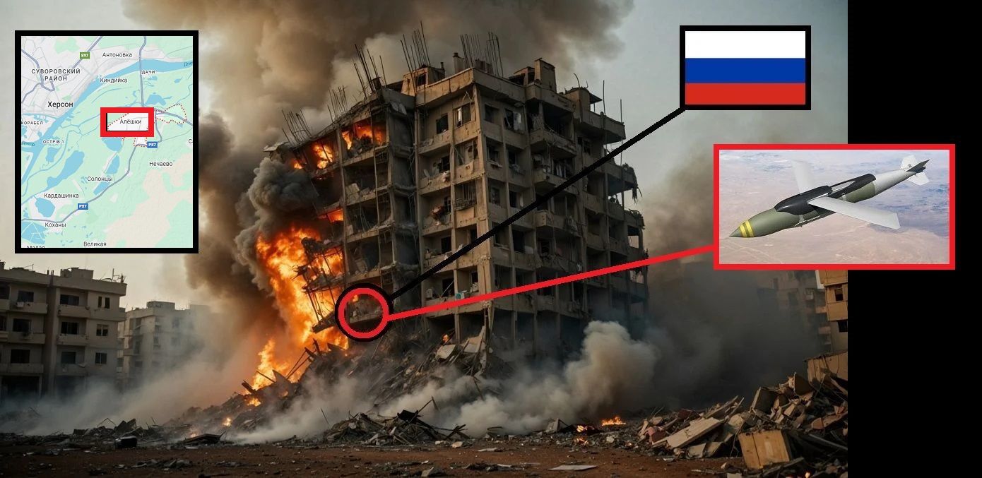 Авиация ВСУ сбросила бомбы на штаб России с дронщиками, бившими по гражданским, – взрывом снесло все