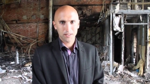 Британский журналист Грэм Филлипс получил осколочное ранение под Донецком