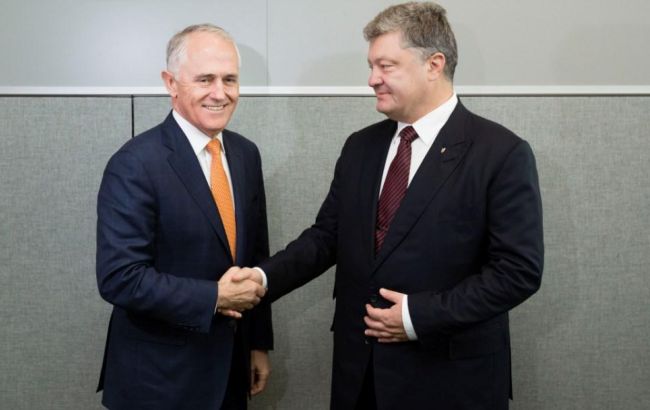 Порошенко провел встречу с австралийским премьером Тернбуллом: Украина и Австралия совместно накажут виновных в крушении лайнера МН17