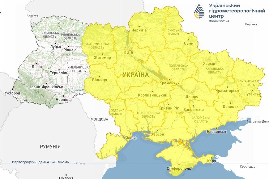 Большая часть Украины 19 мая окажется под ударом стихии: объявлен I уровень опасности