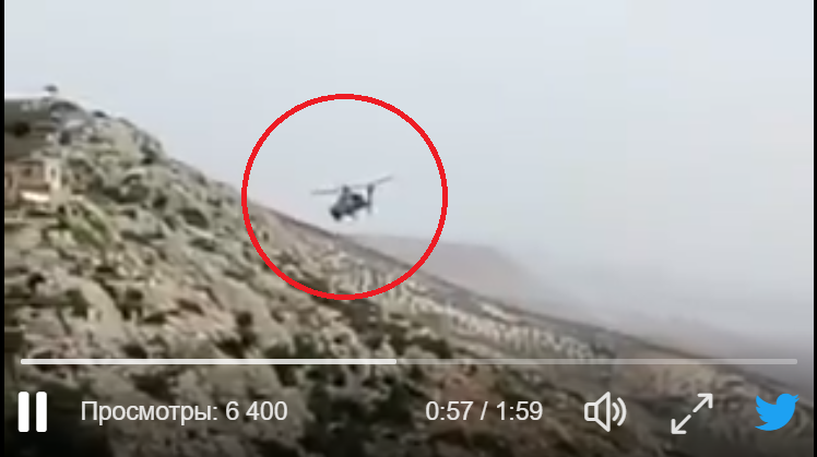 В Сирии боевики сбили ударный военный вертолет, опубликовано видео крушения: названа страна, которая понесла потери - кадры