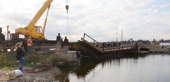 На реке Ингул под Николаевом утонул мост – опубликованы шокирующие кадры с места происшествия