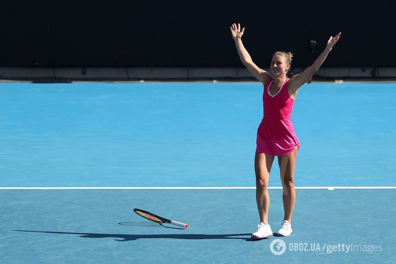 Українська тенісистка Марта Костюк обіграла росіянку на Australian Open, поступаючись по ходу поєдинку