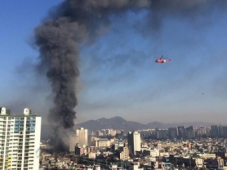 Более сотни человек пострадали в результате пожара в Южной Корее