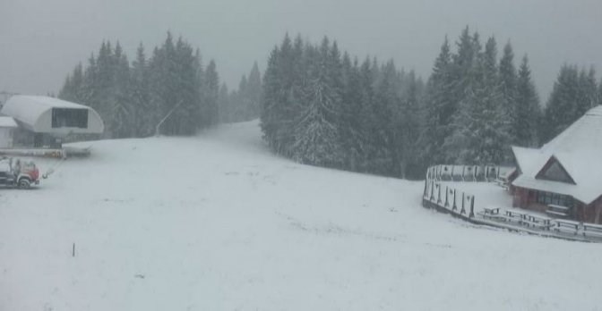 В Украину пришла зима: опубликованы фото с первым снегом, - завораживающие кадры