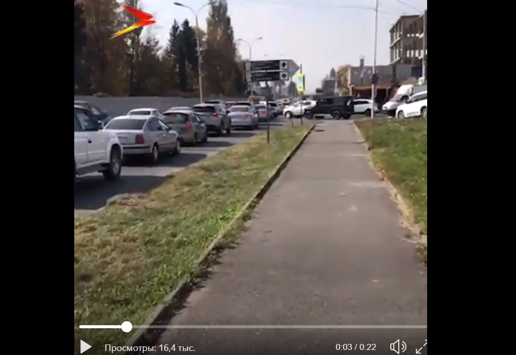 Россияне в панике покидают Владикавказ: опубликовано видео массового бегства людей после ядовитого выброса